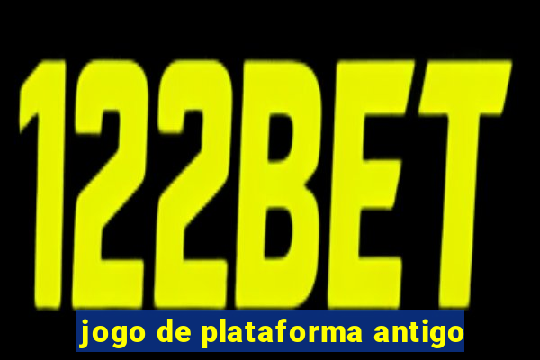 jogo de plataforma antigo